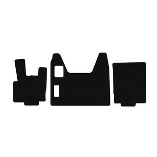 Carsuit gummimåtter (Sorte) DAF XF95 2002–2006 foto 1