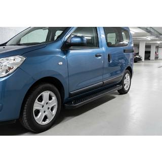 Allmond Black sidetrin (2 stk., aluminium) Dacia Dokker 2013–2022 foto 1