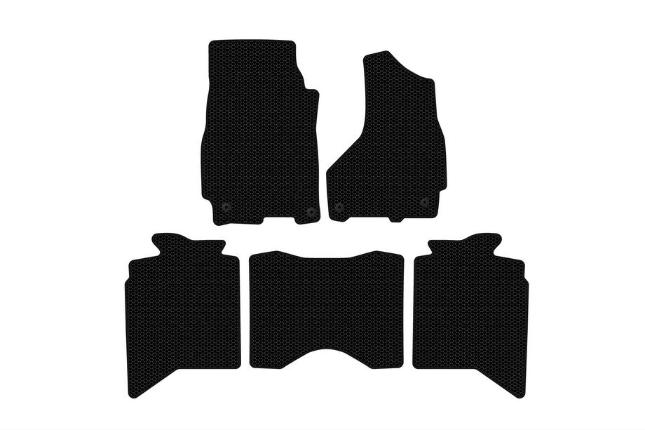 Dodge RAM (DS/DJ/D2) 2009–2024 Gummimåtter Carsuit (2013+, 5-personers, sorte) Image