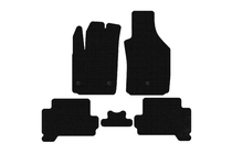 Fiat 500/500L 2013–2022 Gummimåtter Carsuit (til 500 Electric, sorte) foto 1