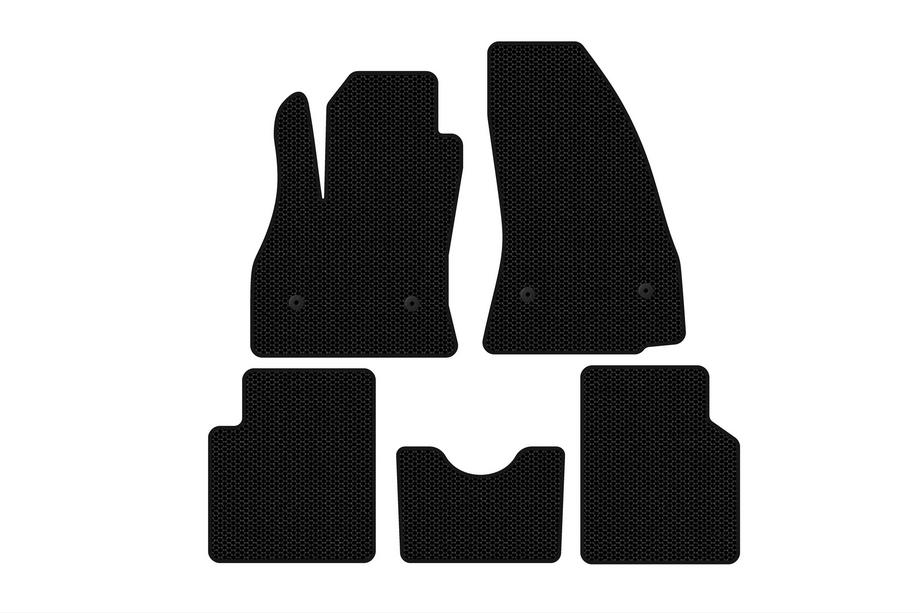 Fiat 500/500L 2013–2022 Gummimåtter Carsuit (til 500L, sorte) Image