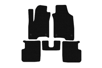 Fiat Panda 2011–2023 Carsuit gummimåtter (Sorte) foto 1