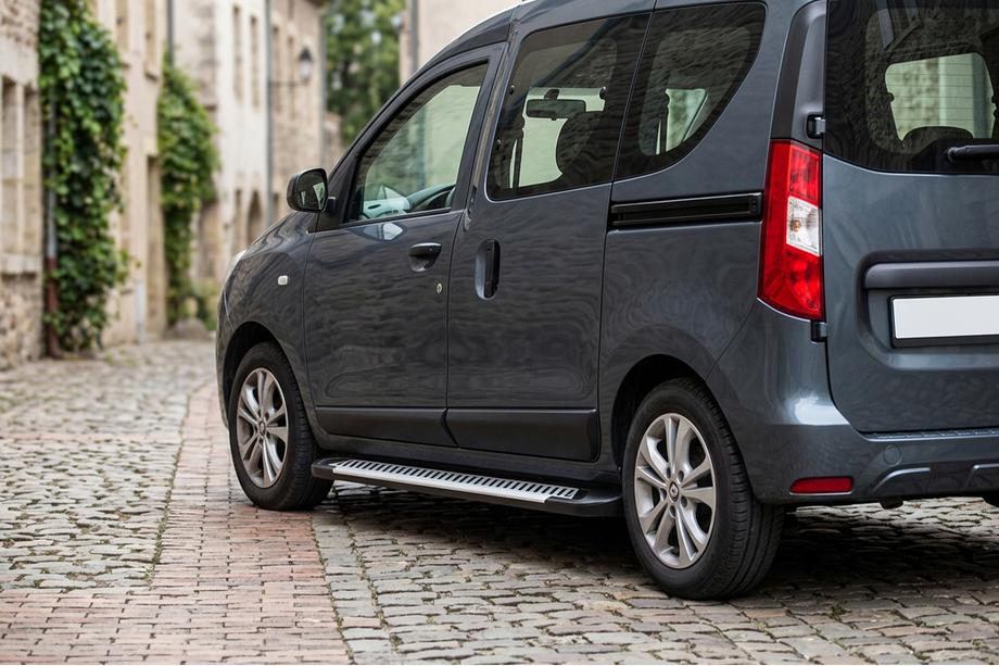 Dacia Dokker 2013–2022 Sidetrin Line (2 stk., aluminium) Image