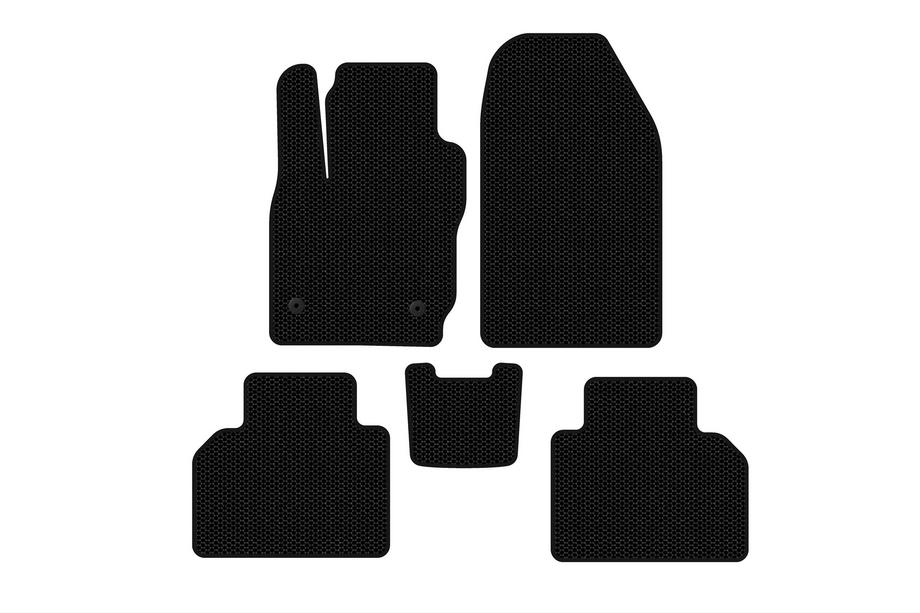 Ford Courier 2014–2023 Carsuit gummimåtter (Sorte) Foto 1