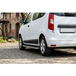 Maydos V1 sidetrin (2 stk., aluminium ↗ rustfrit stål) Dacia Dokker 2013–2022 foto 1