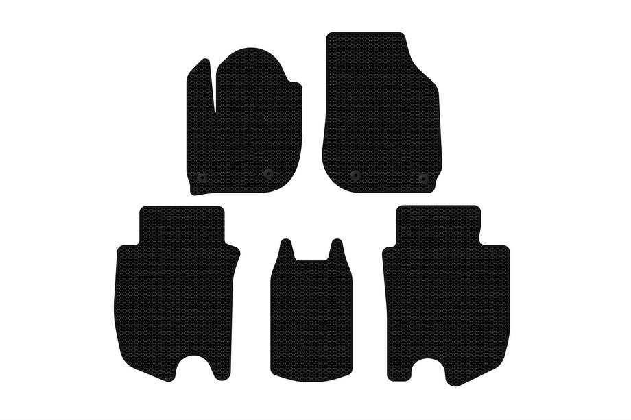 Honda FIT/Jazz 2014–2020 Gummimåtter Carsuit (HB, Hybrid, sorte) Image