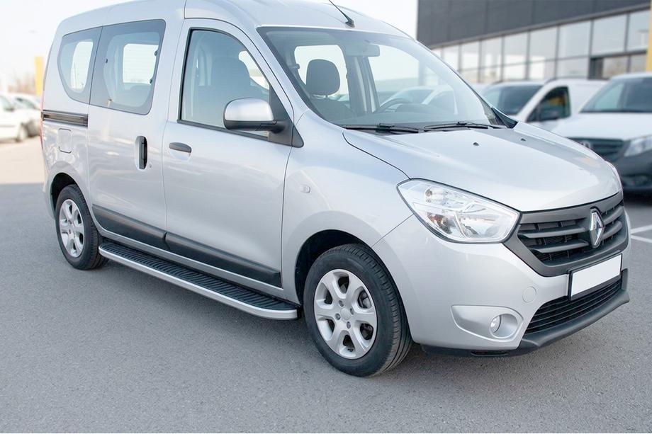 Dacia Dokker 2013–2022 Sidetrin Tayga (2 stk., aluminium) Image