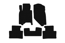 Infiniti G25/G35/37 (V36/CV36) 2006–2015 Carsuit gummimåtter til kabinen (G37 X, SD, sorte) foto 1