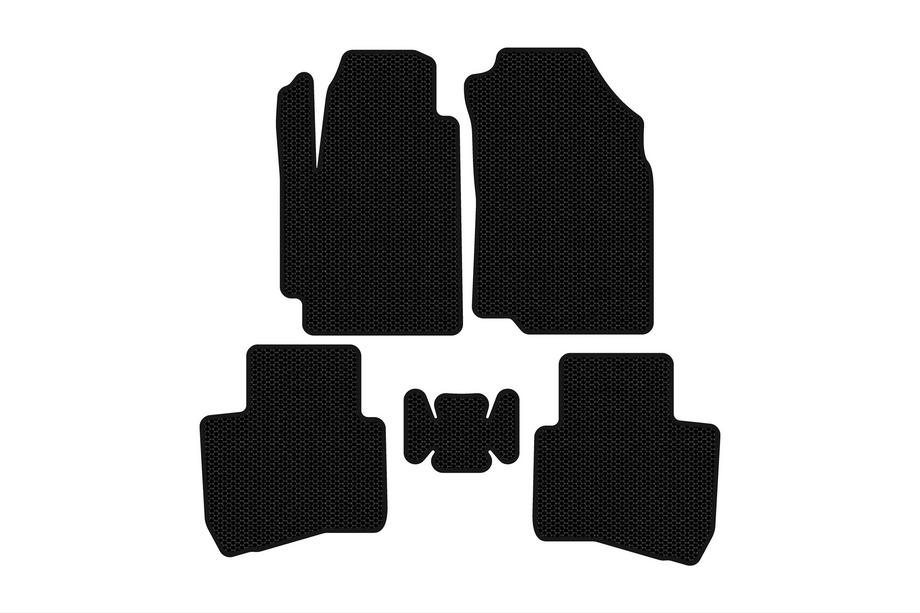 JAC S2 2014–2020 Carsuit gummimåtter (Sorte) Image