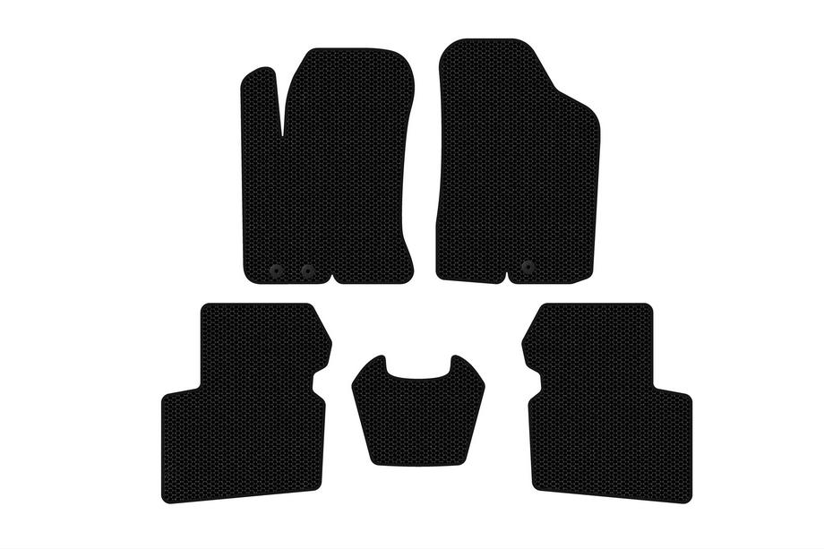 Kia Cerato 2 2010–2013 Gummimåtter Carsuit (SD, sorte) Image
