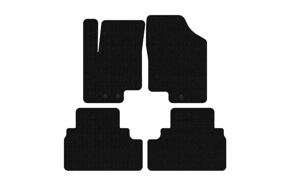 Kia Venga 2010–2019 Carsuit gummimåtter (Sorte) Image