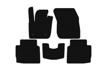 Lincoln MKZ 2012–2020 Carsuit gummimåtter (2016-2020, SD, sorte) foto 1