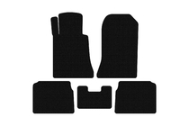 Mercedes E-klasse W124 1984–1997 Gummimåtter Carsuit (SD, sorte) foto 1