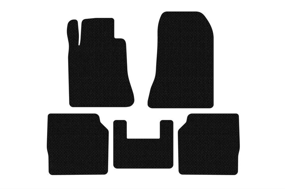 Mercedes S-class W140 1991–1998 Gummimåtter Carsuit (SD, lang akselafstand, sorte) Foto 1