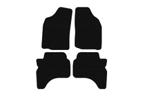 Mitsubishi L200 1996–2006 Carsuit gummimåtter (Sorte) foto 1