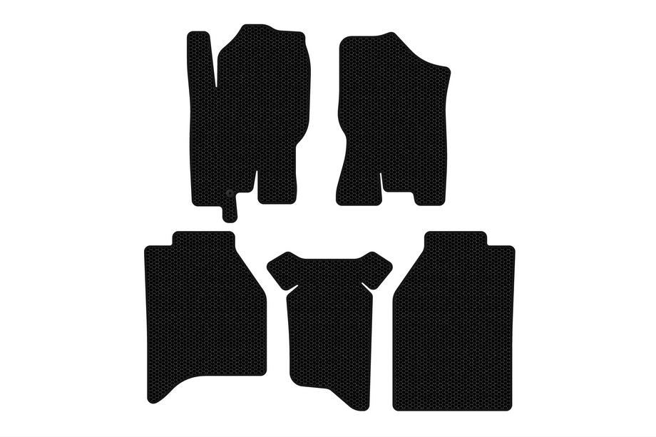 Nissan Navara 2006–2015 Gummimåtter Carsuit (uden bokse, sorte) Image