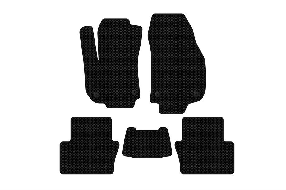 Opel Zafira B 2005–2011 Gummimåtter Carsuit (2 rækker, sorte) Image