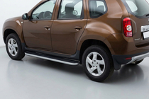 Dacia Duster 2008–2018 Sidetrin Tayga (2 stk., aluminium) foto 1