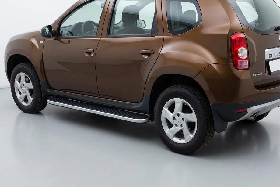 Dacia Duster 2008–2018 Sidetrin Tayga (2 stk., aluminium) Image