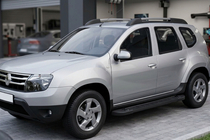 Dacia Duster 2008–2018 RedLine Black side trinbrætter (2 stk., aluminium) foto 1