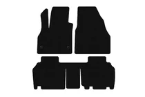 Renault Kangoo 2008–2020 Carsuit gummimåtter (2 rækker, 5-dørs/7-sæders, sort) foto 1