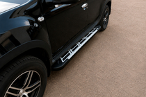 Renault Duster 2008–2017 Sunrise sidetrin (2 stk., aluminium) foto 1