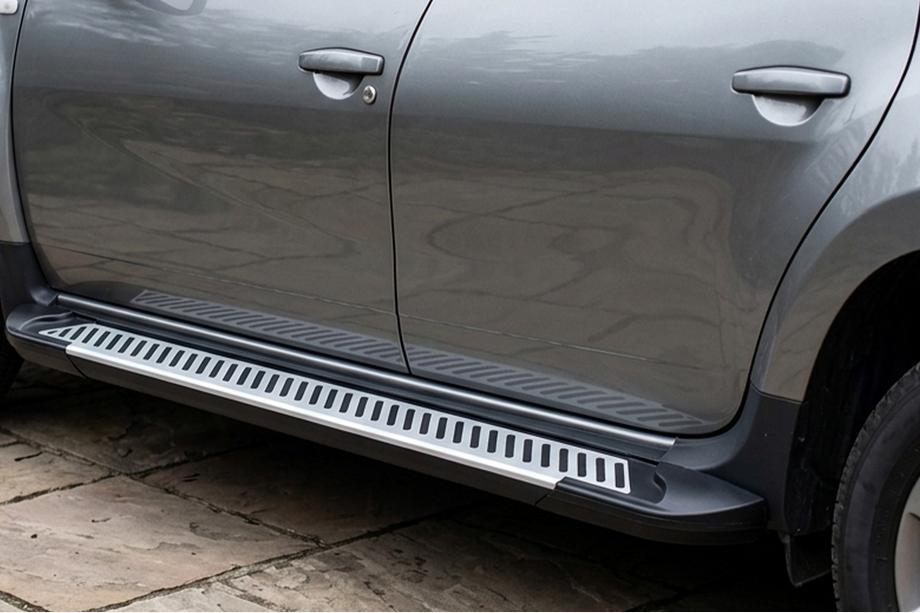 Renault Duster 2008–2017 Sidetrin Line (2 stk., aluminium) Image