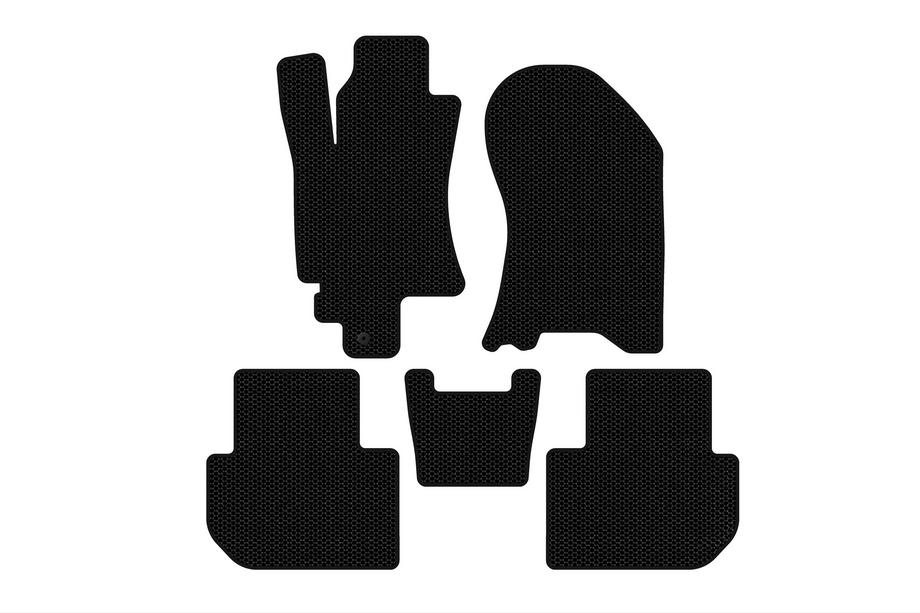 Subaru Tribeca 2005–2014 Carsuit gummimåtter (Sorte) Foto 1