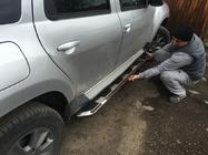 Renault Duster 2008–2017 Vison sidetrin (2 stk., aluminium/rustfrit stål) foto 3