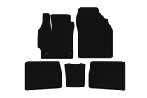 Toyota Prius 2009–2015 Gummimåtter Carsuit (LB, sorte) foto 1