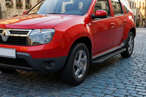 Renault Duster 2008–2017 Sidetrin Bosphorus Black (2 stk., aluminium) foto 1