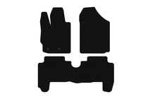 Toyota Yaris 2006–2011 Gummimåtter Carsuit (HB, 5-dørs, sorte) foto 1