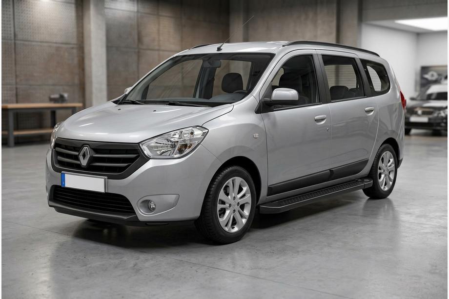 Dacia Lodgy 2012–2022 Allmond Black sidetrin (2 stk., aluminium) Image