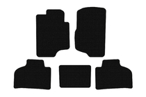 Chevrolet Silverado 2007–2013 Carsuit gummimåtter (Sorte) foto 1