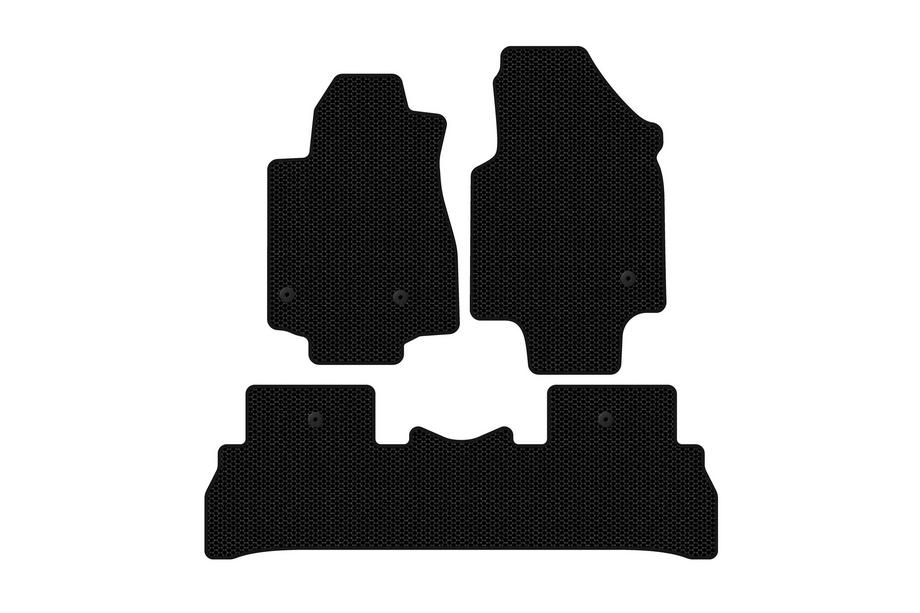 Honda Pilot 2008–2015 Gummimåtter Carsuit (2008-2012, 7-personers, sorte) Image