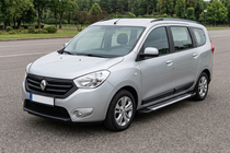Renault Lodgy 2013–2022 Sidetrin Line (2 stk., aluminium) foto 1