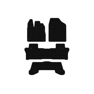 Carsuit gummimåtter til kabinen (3 rækker, sorte) foto 1