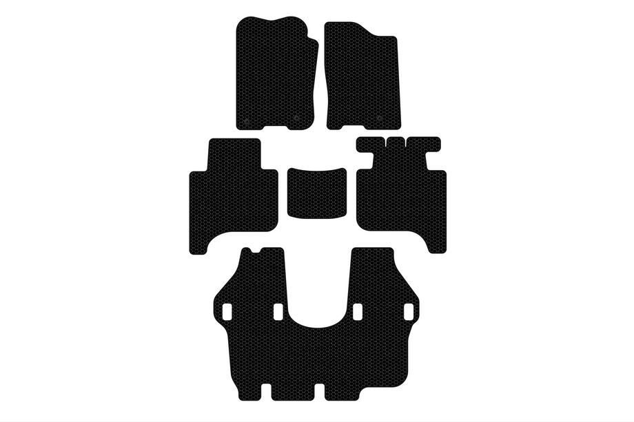 Infiniti QX56 2004–2010 Carsuit gummimåtter (3 rækker, 2004-2008, sorte) Image