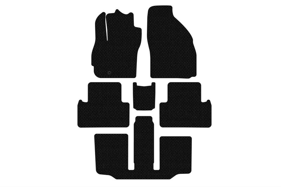 Mazda 5 2005–2009 Gummimåtter Carsuit (3 rækker, 7-personers, sorte) Image