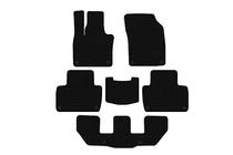 Volvo XC90 2015– Carsuit gummimåtter til kabinen (3 rækker, sorte) foto 1
