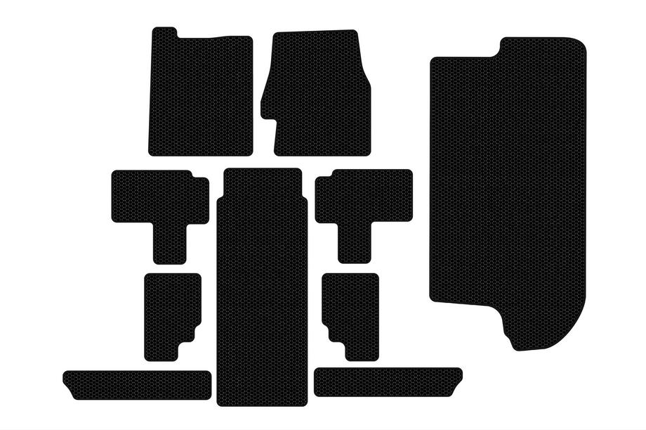 Kia Carnival 2002–2013 Gummimåtter Carsuit (komplet sæt til kabinen, sort) Image