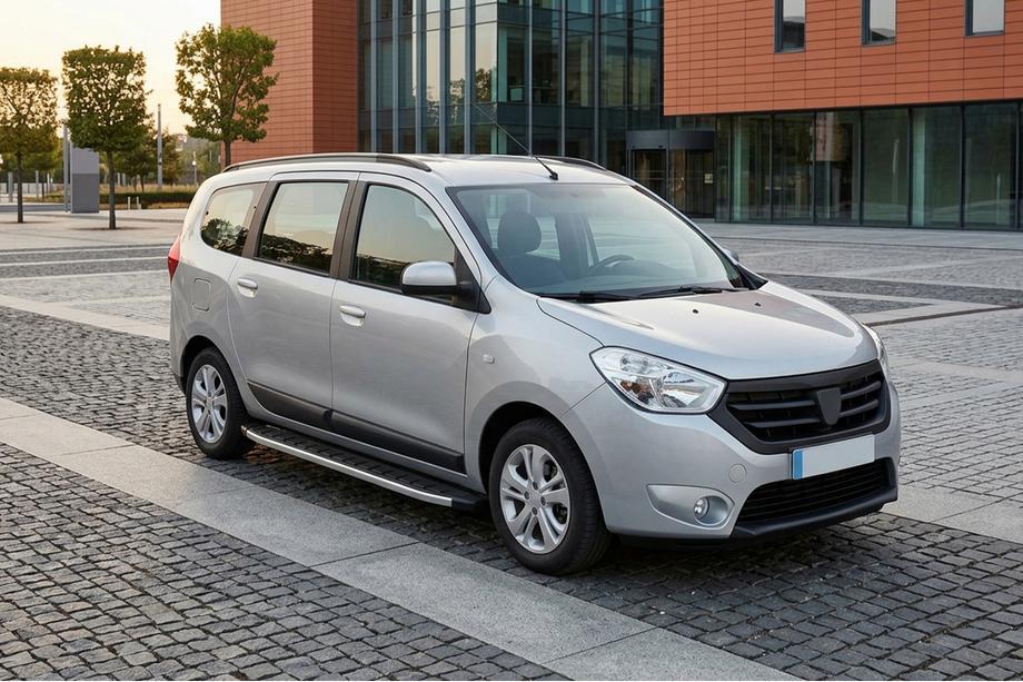Renault Lodgy 2013–2022 Fullmond sidetrin (2 stk., aluminium) Image