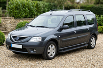 Dacia Logan MCV 2004–2014 Allmond Black sidetrin (2 stk., aluminium) foto 3