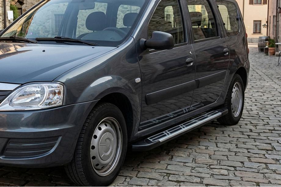Dacia Logan MCV 2004–2014 Sunrise sidetrin (2 stk., aluminium) Image