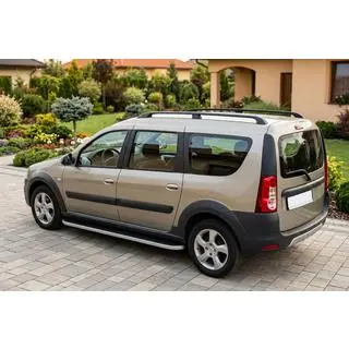 Sidetrin Tayga (2 stk., aluminium) foto 3