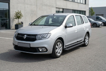 Dacia Logan MCV 2013–2020 Allmond Black sidetrin (2 stk., aluminium) foto 1
