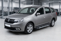 Dacia Logan MCV 2013–2020 Sunrise sidetrin (2 stk., aluminium) foto 1