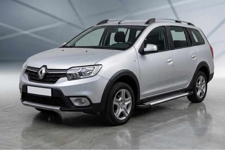 Dacia Logan MCV 2013–2020 Sidetrin Line (2 stk., aluminium) Image