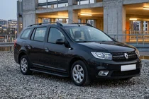 Dacia Logan MCV 2013–2020 Sidetrin Bosphorus Black (2 stk., aluminium) foto 1
