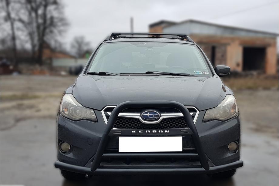 Subaru XV 2011–2017 Frontbøjle (bullbar) F1-71 Black (rustfrit stål) Image